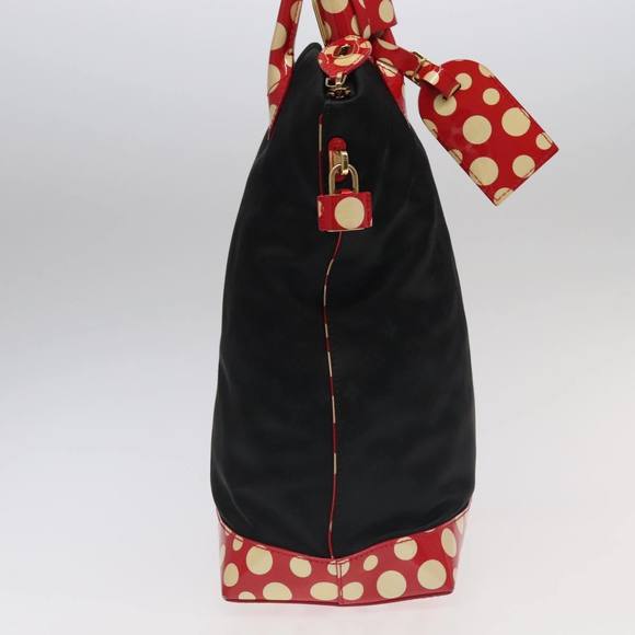 LOUIS VUITTON Vernis Dot Infinity Lockit MM Hand Bag M40681 LV Auth 98310 - Picture 4 of 16